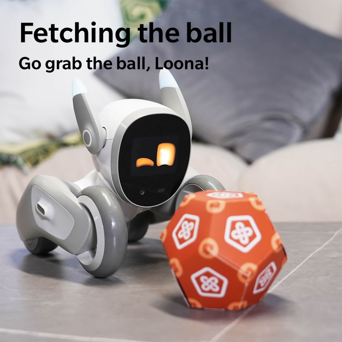 Loona Premium Smart Robot, AI PETBOT s nabíjecí dokovací stanicí, KEYi Tech